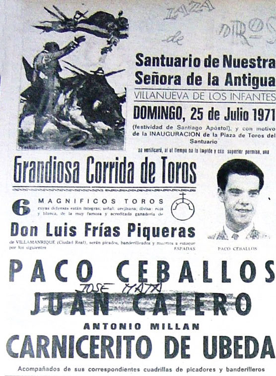 Cartel Corrida de Toros, José Mata